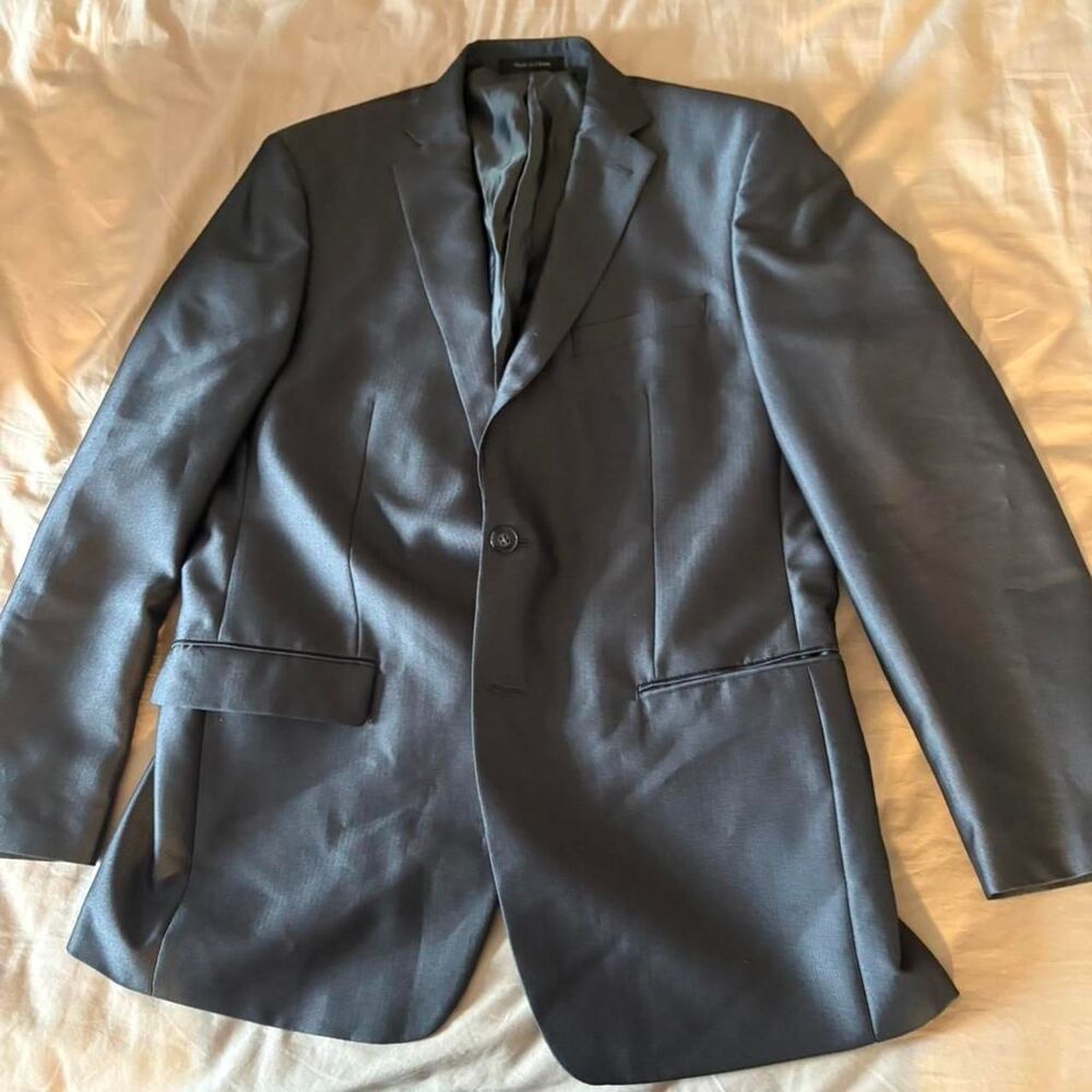 Calvin-klein Men's Black and Navy Tailored-jackets